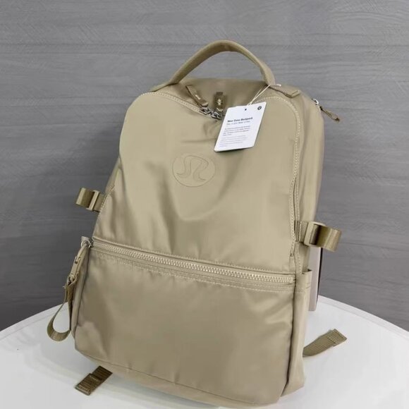 lululemon athletica Other - Lululemon New Crew 22L Trending Artifact/Raw Linen Retro Utility Travel Backpack